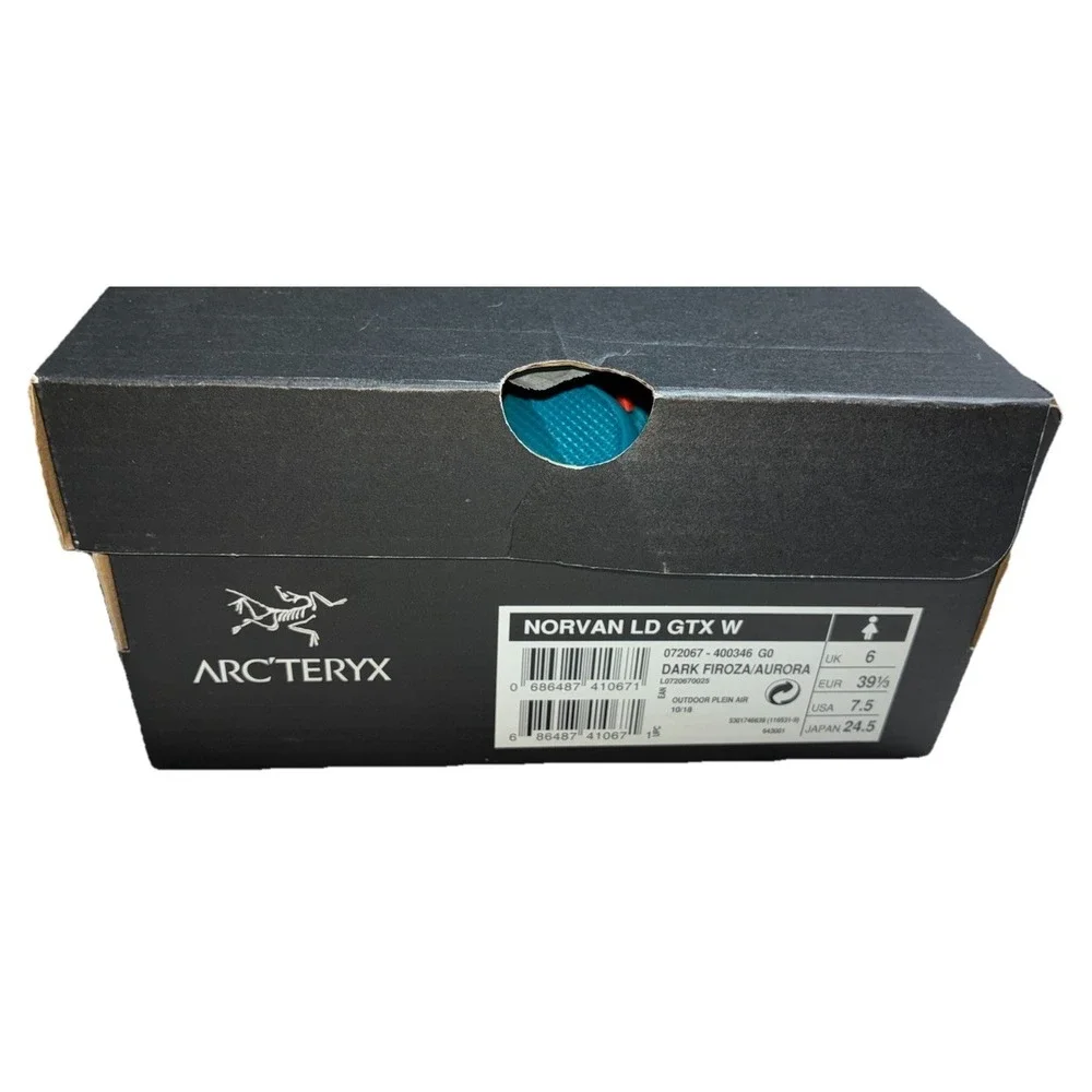 Arcteryx Shoes Women's 7.5 Blue Norvan LD GTX  Trail Running Goretex Vibram NEW